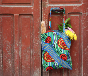 Bolsas de tela con asas regalo solidario de la ONG Semilla para el Cambioi