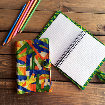 Fundas de libreta de tela indias artesanales y solidarias