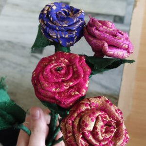 Flores de tela